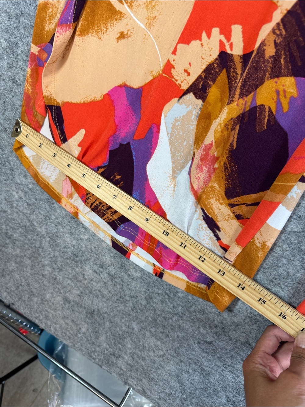 Marallis Wide Leg Pants Abstract Print XL Boho Palazzo Resort Vacation Summer - Picture 7 of 13